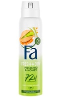  FA undefined FA, FRESH & DRY PISTACHIO & HONEY, purškiamasis dezodorantas, 150 ml. 