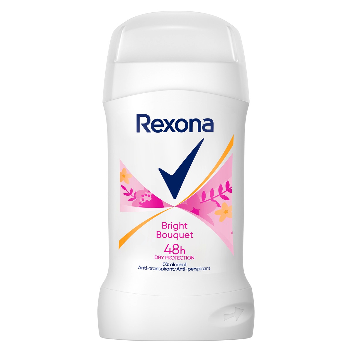 REXONA REXONA, BRIGHT BOUQUET, moteriškas pieštukinis dezodorantas, 50 ml.