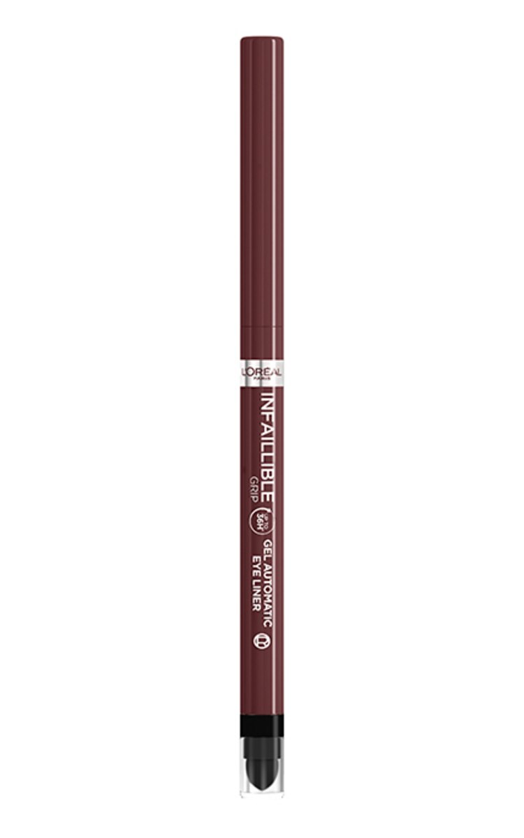L′ORÉAL PARIS L'OREAL PARIS, INFAILLIBLE GRIP, GEL AUTOMATIC, 36H, akių pieštukas, BORDEAUX, 5 g.