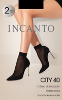 INCANTO, CITY, moteriškos kojinaitės, 40 den, Naturele, 2 vnt.