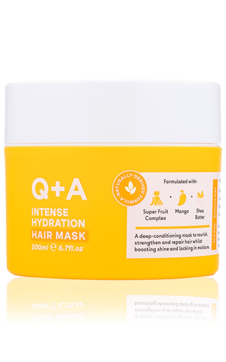 Q+A Q+A, INTENSE HYDRATION HAIR MASK, intensyviai drėkinanti plaukų kaukė, 200 ml.