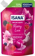  ISANA undefined ISANA, BERRY LOVE, skystas muilas, papildymas, 1000 ml.  