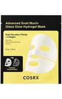  COSRX undefined COSRX, ADVANCED SNAIL MUCIN GLASS GLOW HYDROGEL MASK, hidrogelinė veido kaukė, 34 g. 