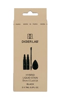 DIDIER LAB, HYBRID TINT, antakių ir blakstienų dažymo rinkinys, BLACK, 2 x 7 ml.