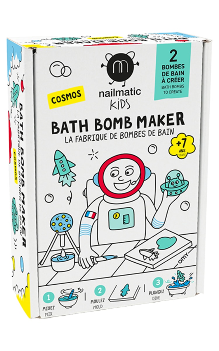 NAILMATIC KIDS NAILMATIC KIDS, COSMOS BATH BOMB MAKER, vonios burbulo gaminimo rinkinys, 1 vnt.