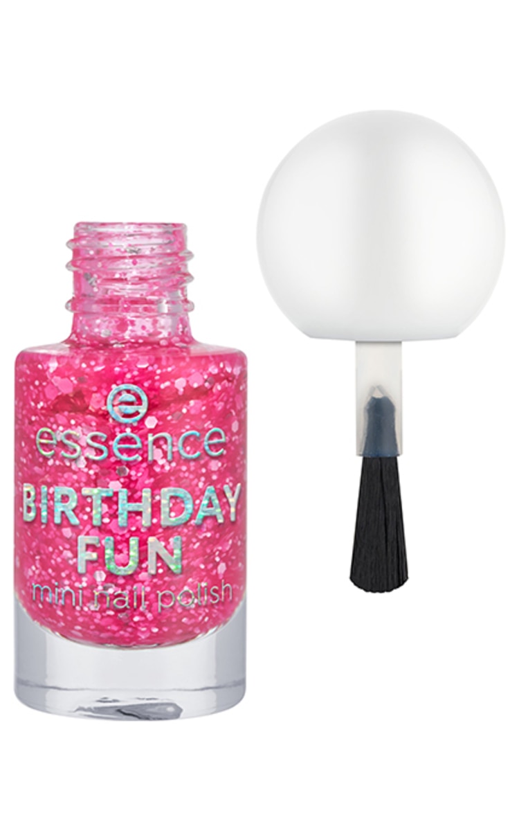 ESSENCE ESSENCE, BIRTHDAY FUN, mini nail polish, nagų lakas, 05, 5 ml.