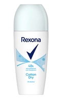 REXONA, COTTON DRY, moteriškas rutulinis antiperspirantas, 50 ml