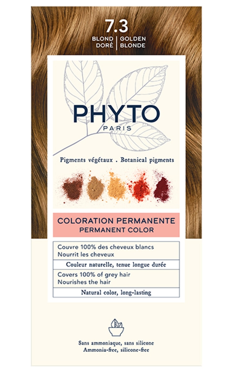 PHYTOCOLOR, plaukų dažai, Nr. 7.3. GOLDEN BLONDE, 1 vnt.