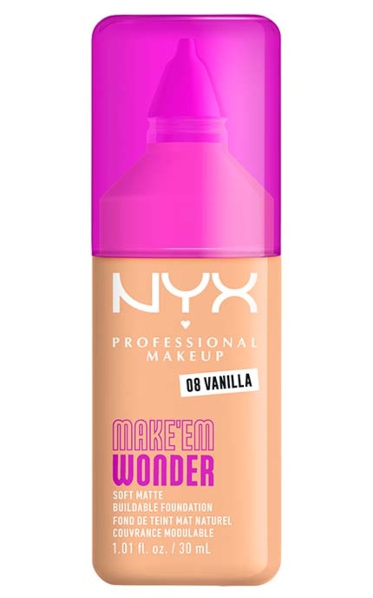 NYX PROFESSIONAL MAKEUP NYX PROFESSIONAL, MAKE’EM WONDER, makiažo pagrindas, VANILLA, 30 ml. NYX PROFESSIONAL, MAKE’EM WONDER, makiažo pagrindas, VANILLA, 30 ml.