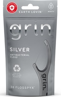  GRIN undefined GRIN, SILVER, antibakterinis tarpdančių siūlas, 36 vnt.  