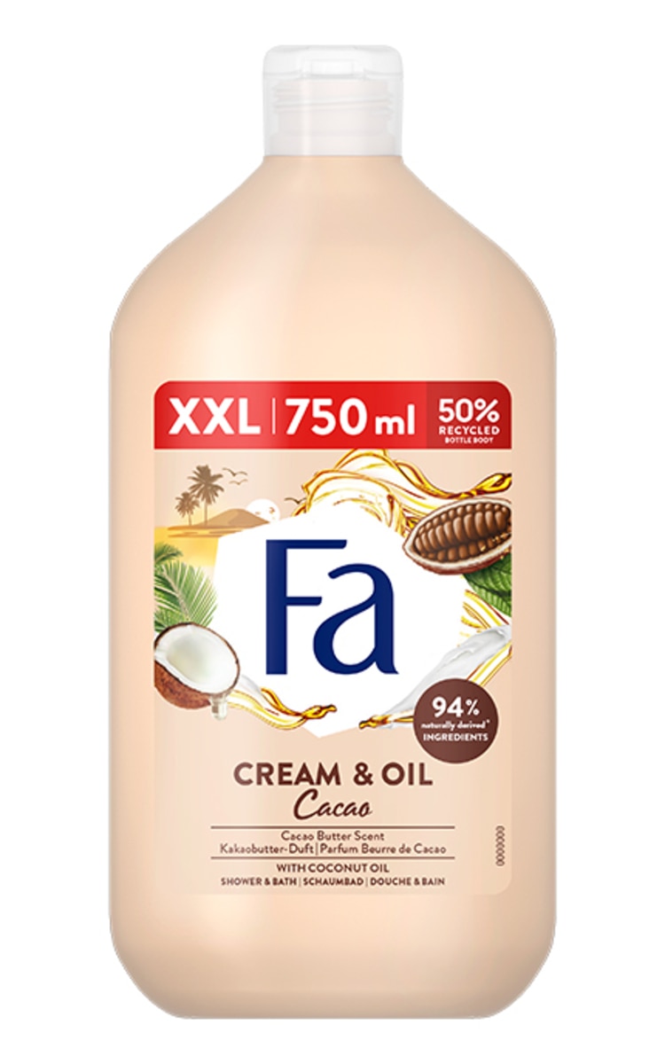 FA FA, C&O Cacao, dušo gelis, 750 ml.