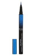 RIVAL DE LOOP, SPECTACULAR GLITTER, akių apvadas, METALLIC BLUE, 1 vnt.