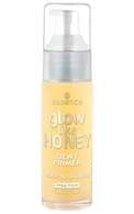 ESSENCE, GLOW LIKE HONEY, DEWY PRIMER, makiažo pagrindas, 30 ml.