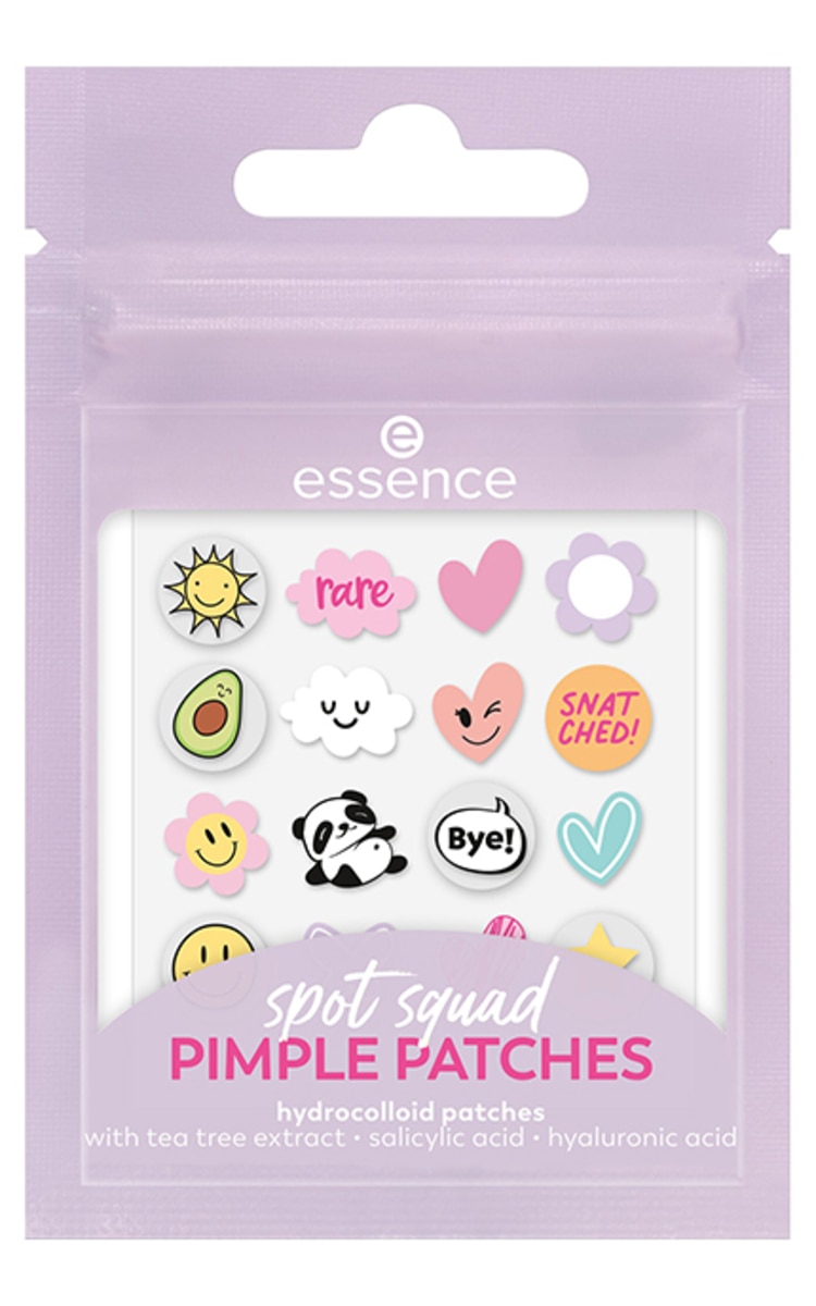 ESSENCE ESSENCE, SPOT SQUAD, PIMPLE PATCHES, padeliai veidui nuo spuogų, 32 vnt.