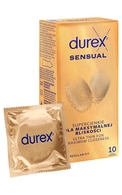 DUREX, INVISIBLE EXTRA SENSATIVE, prezervatyvai, 10 vnt.