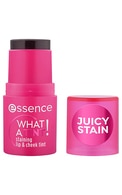 ESSENCE, WHAT A TINT!, STAINING LIP & CHEEK TINT, lūpų ir skruostų dažai, 10 RASBERRY VIBES, 5 g.