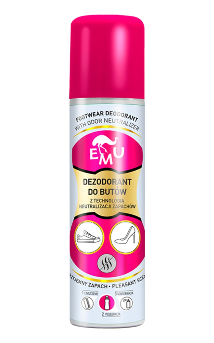 EMU EMU, batų dezodorantas su kvapų neutralizavimo technologija, 150 ml.