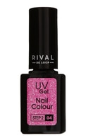 RIVAL DE LOOP, UV GEL STEP 2, gelinis nagų lakas, 04 CANDY, 8 ml.