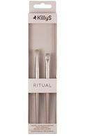  undefined undefined KILLYS, RITUAL, makiažo šepetėlių rinkinys – blendinimo ir tikslių linijų, 1 vnt. 