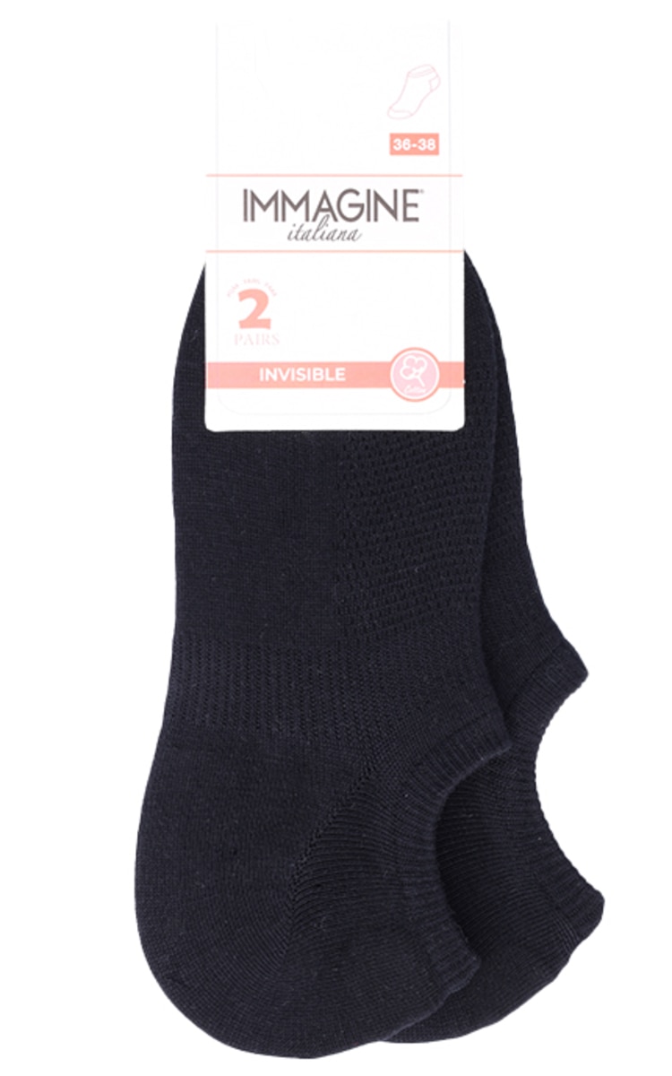 IMMAGINE IMAGINE, ITATALIANA, vyriškos pėdutės art. 788, BLACK, 36-38, 2 poros 36-38