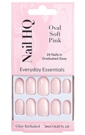  NAIL HQ undefined NAIL HQ, OVAL SOFT PINK, dirbtiniai nagai, 1 vnt  