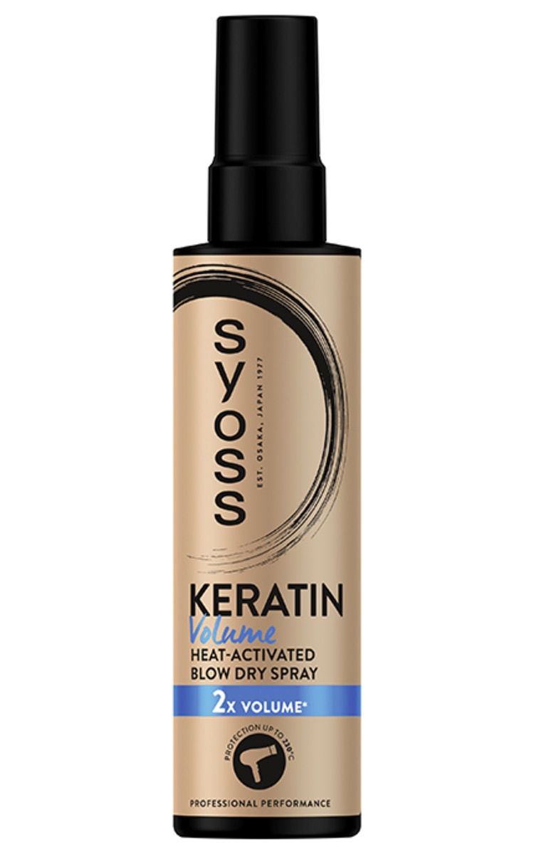 SYOSS SYOSS, KERATIN VOLUME, plaukų apsauga nuo karščio, 200 ml 1 vnt.