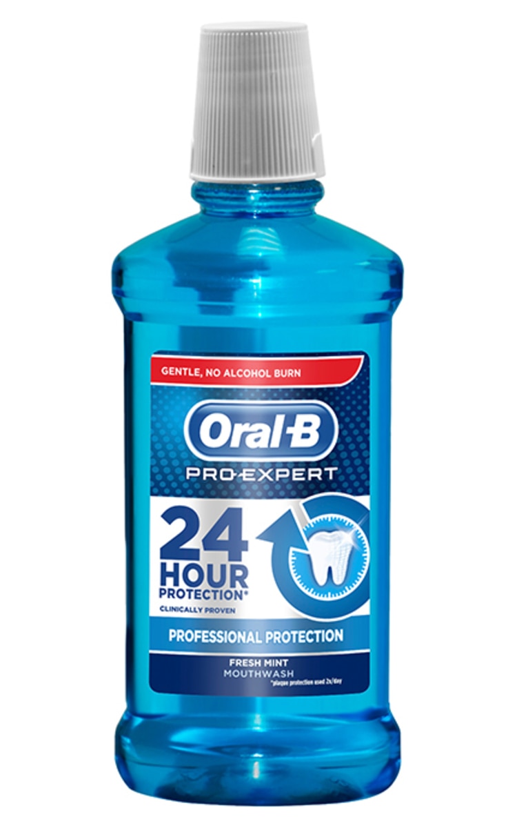 ORAL B ORAL-B, PRO-EXPERT, PROFESSIONAL PROTECTION, burnos skalavimo skystis, 500 ml.