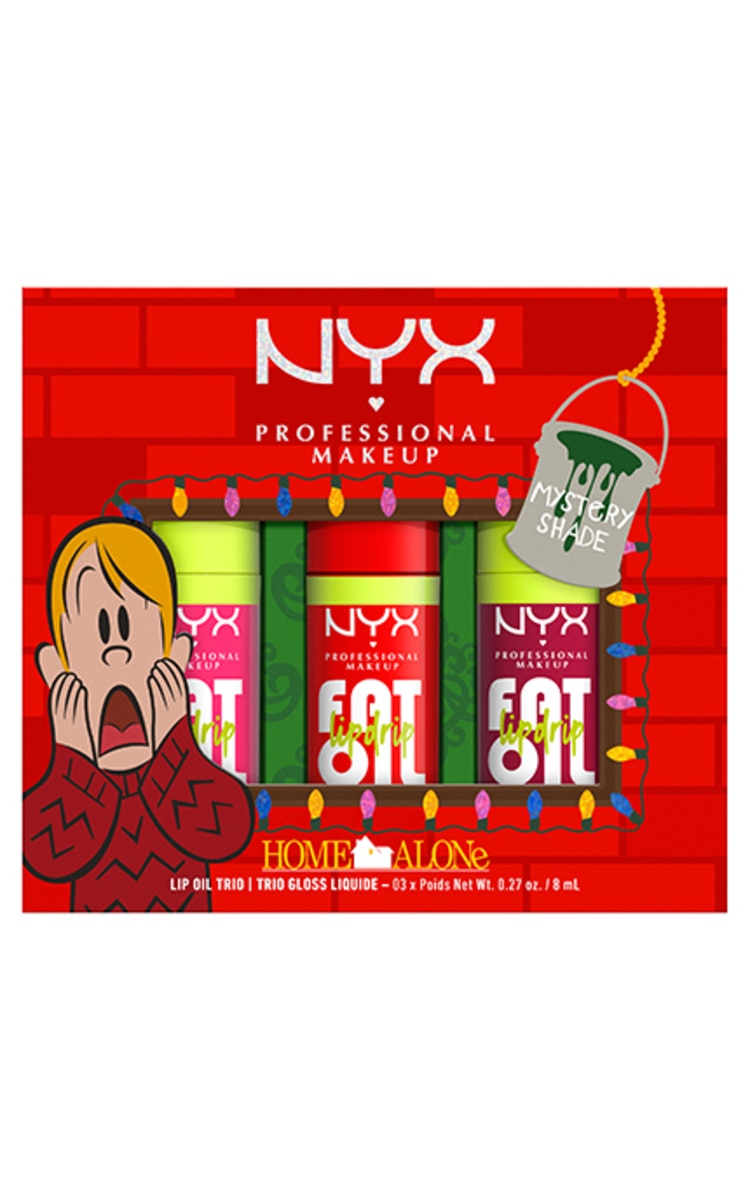 NYX PROFESSIONAL MAKEUP NYX PROFESSIONAL MAKEUP, HOME ALONE, FAT OIL LIP DRIP TRIO KIT, lūpų blizgių rinkinys, Nr. 02, 1 vnt. Nr. 02