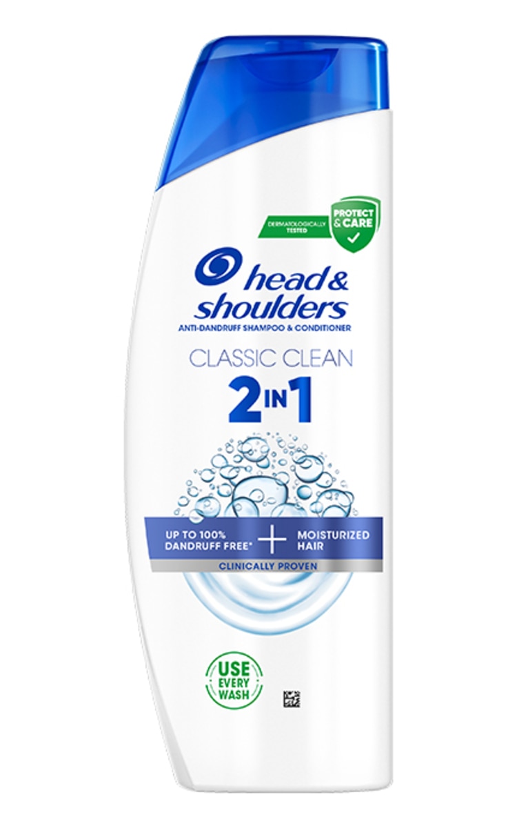 HEAD & SHOULDERS HEAD&SHOULDERS, CLASSIC CLEAN 2IN1, šampūnas, 330 ml  330 ml