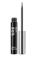 MAKE UP FACTORY, LIQUID EYE LINER, skystas apvadas, 01 BLACK, 4 ml.