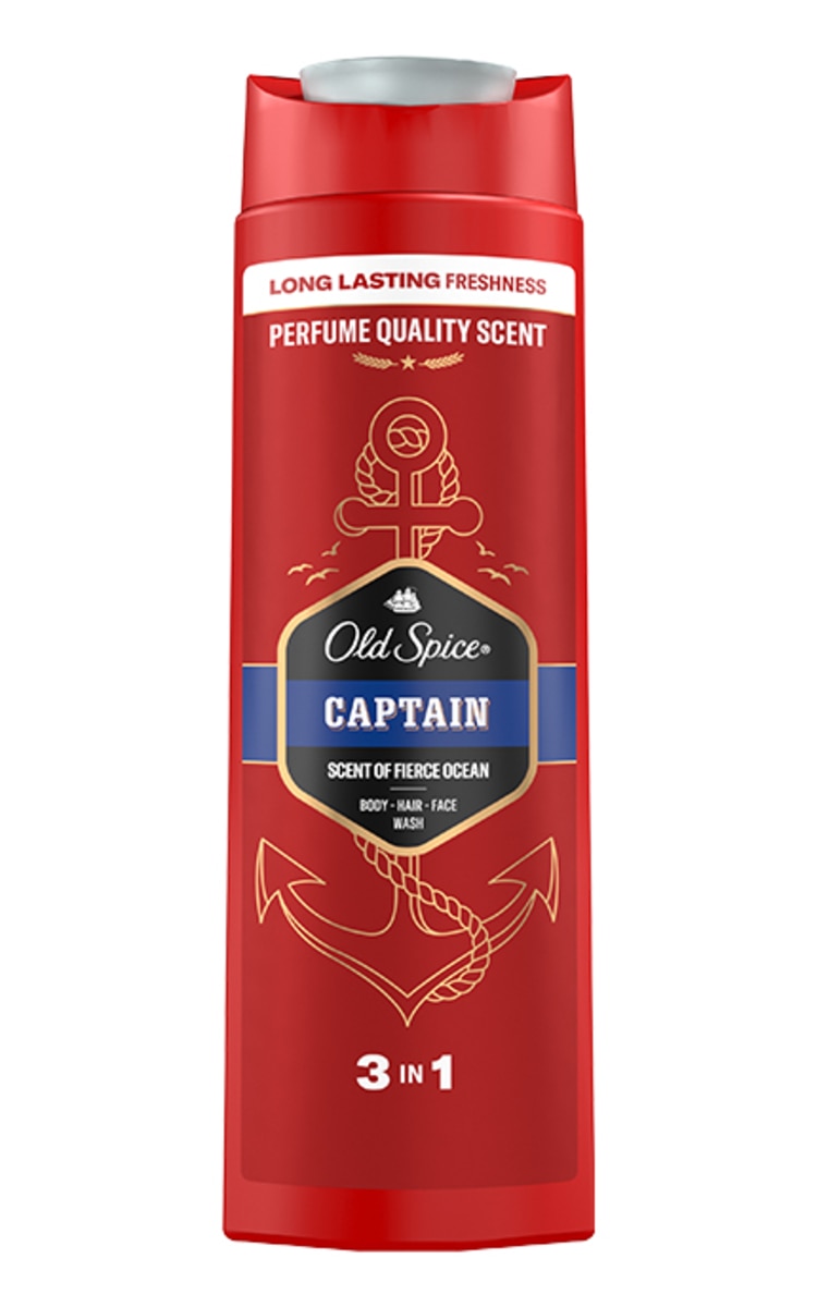 OLD SPICE OLD SPICE, CAPTAIN, dušo gelis, 400 ml.