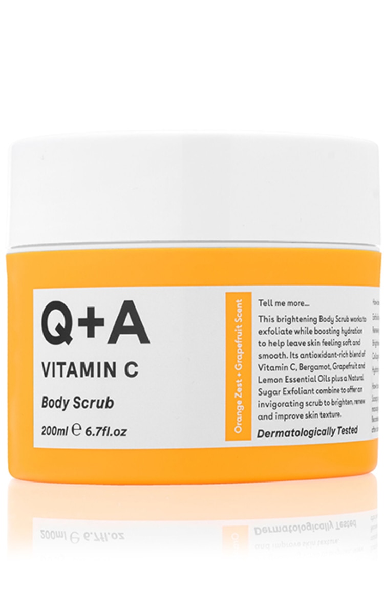 Q+A Q+A, VITAMIN C, BODY SCRUB, kūno šveitiklis su vitaminu C, 200 ml.