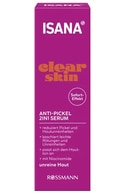  ISANA undefined ISANA,&nbsp;CLEAR&nbsp;SKIN&nbsp;2IN1, veido serumas probleminei odai, 30 ml.&nbsp; 