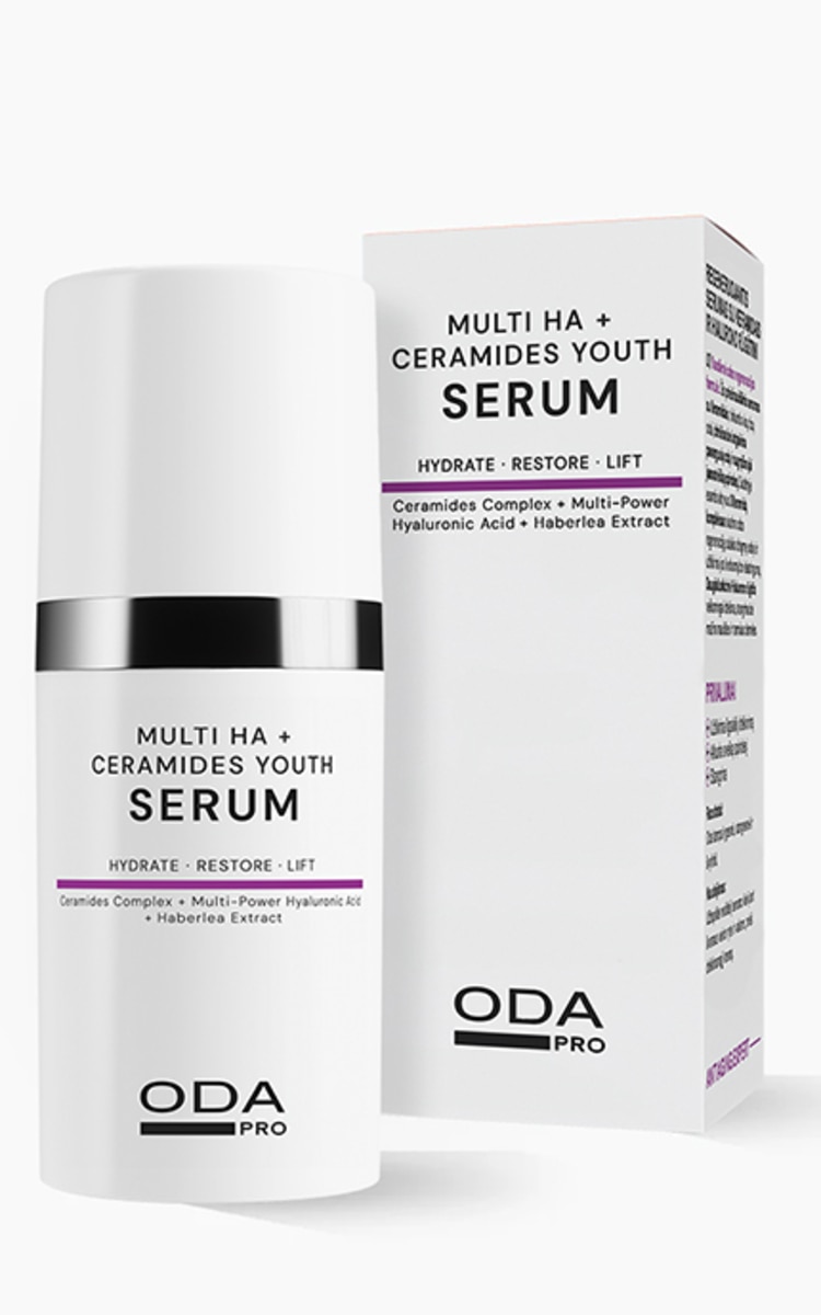 ODA kosmetika ODA PRO, ANTI-AGING EXPERT, regeneruojantis serumas su keramidais ir hialurono rūgštimi, 30 ml 30 ml