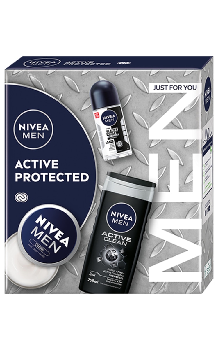 NIVEA MEN NIVEA MEN, ACTIVE PROTECTED, kalėdinis dovanų rinkinys, 1 vnt. 1 vnt.