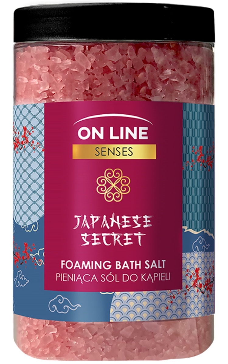 ON LINE ON LINE, SENSES, JAPANESE SECRET, vonios druska, 480 g.