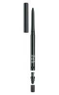 MAKE UP FACTORY, METALLIC EYELINER, akių pieštukas, 01 BLACK GLAM, 1 vnt.