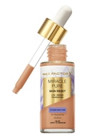 MAX FACTOR, MIRACLE PURE SKIN RESET 2 IN 1, makiažo pagrindas su serumu, 60-80 LIGHT TO MEDIUM, 30 ml.