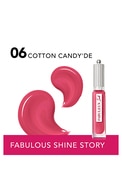 BOURJOIS, FABULEUX, lūpų lakas, 6 COTTON CANDY, 3,5 ml.