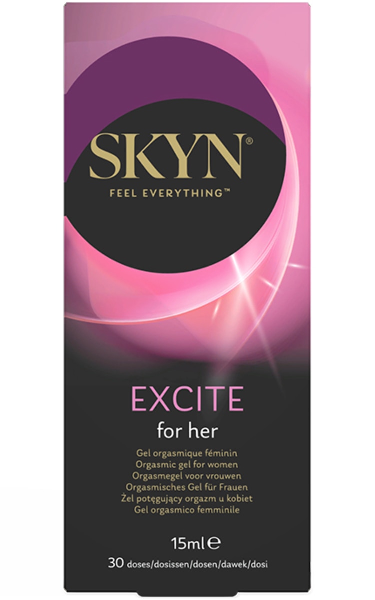 LIFESTYLES LIFESTYLES, SKYN EXCITE FOR HER, orgazminis gelis jai, 15 ml / 30 dozių 15 ml