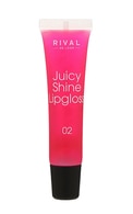 RIVAL DE LOOP, JUICY SHINE, lūpų blizgis, 02, 16 ml. 