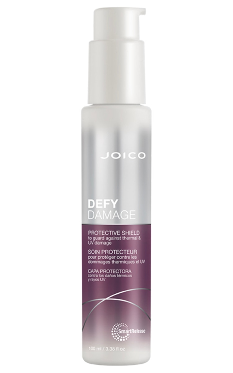 JOICO, DEFY DAMAGE PROTECTIVE SHIELD LEAVE-IN, apsauginė priemonė,  kuri saugo plaukus nuo karščio ir UV žalos, 100 ml.