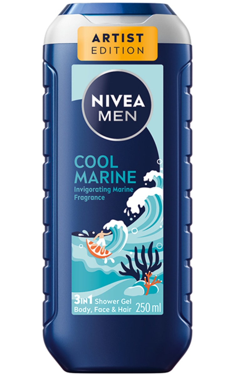 NIVEA MEN NIVEA MEN, COOL MARINE, dušo gelis vyrams, 250 ml. 250 ml