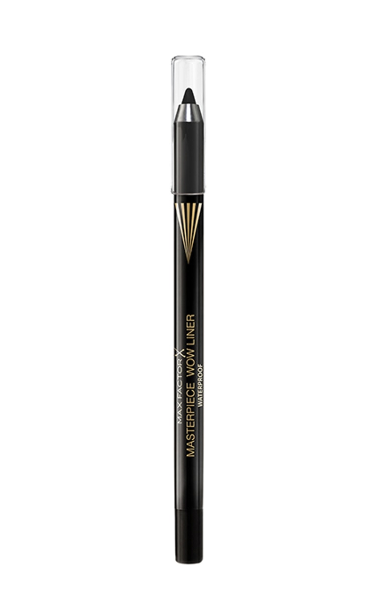 MAX FACTOR MAX FACTOR, MASTERPIECE WOW, gelinis akių pieštukas, 300 MIDNIGHT BLACK, 1,2 g.