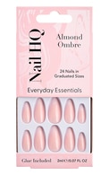  NAIL HQ undefined NAIL HQ, ALMOND OMBRE, dirbtiniai nagai, 1 vnt  