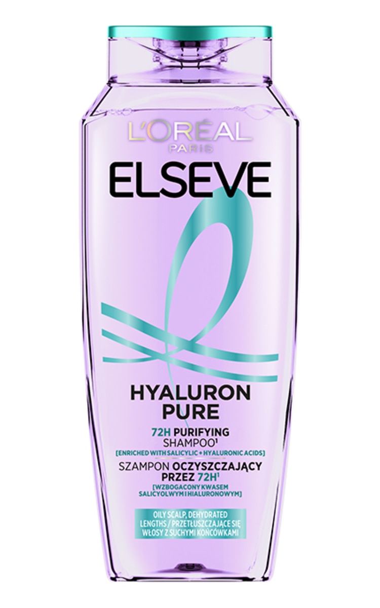 ELSEVE, HYALURON PURE, šampūnas, 250 ml.