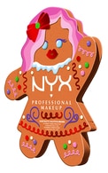 NYX PROFESSIONAL MAKEUP, HOLIDAY GINGERBADDIE PALETTE, akių šešėlių paletė, 1 vnt.