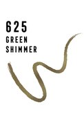 MAX FACTOR, MASTERPIECE WOW, gelinis akių pieštukas, 625 GREEN SHIMMER, 1,2 g.
