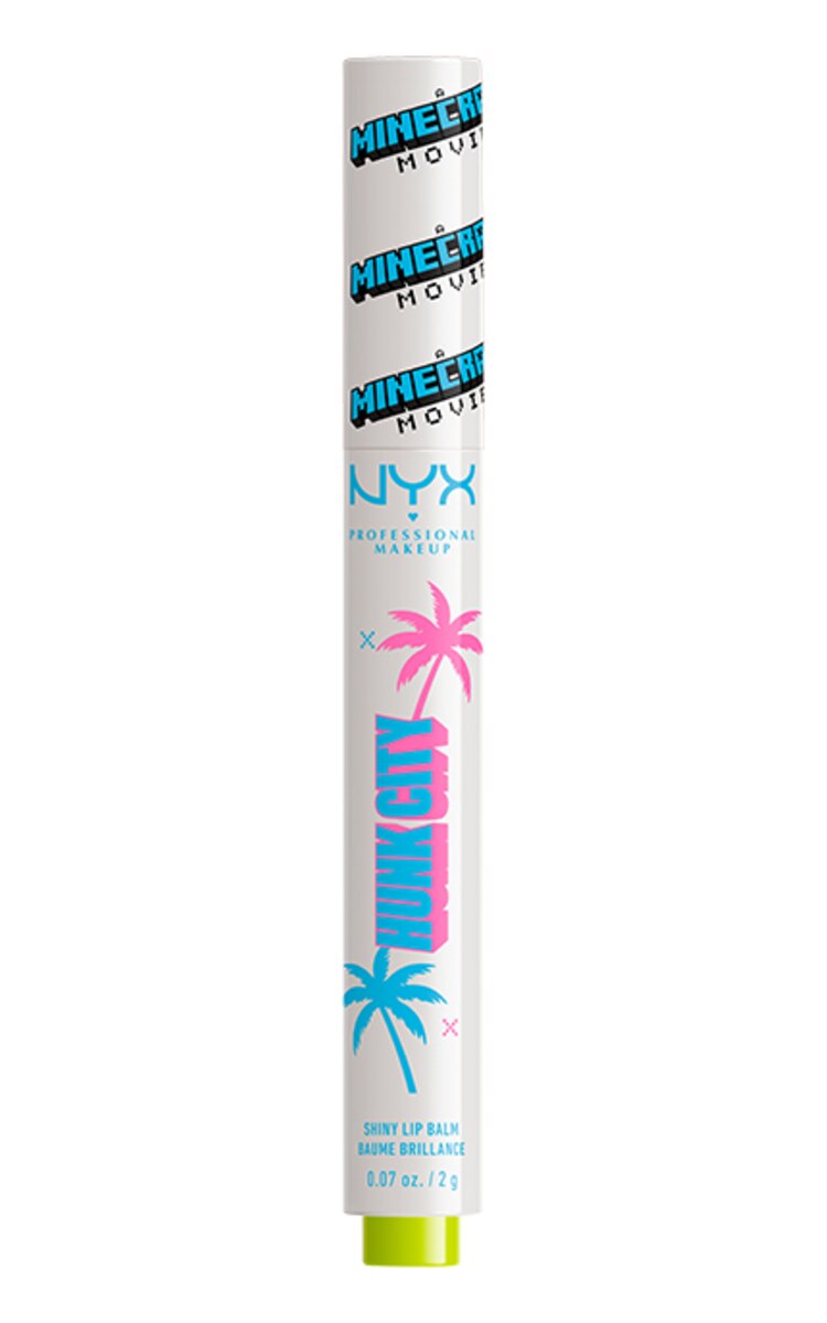 NYX PROFESSIONAL MAKEUP NYX PROFESSIONAL MAKEUP, A MINECRAFT MOVIE, FAT OIL SLICK CLICK, lūpų balzamas, HUNK CITY, 1 vnt. 10 PIMP YOUR KISS