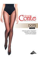 CONTE, DOTS, moteriškos pėdkelnės, 2 NERO, 1 vnt.